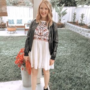 Boho Embroidered Dress